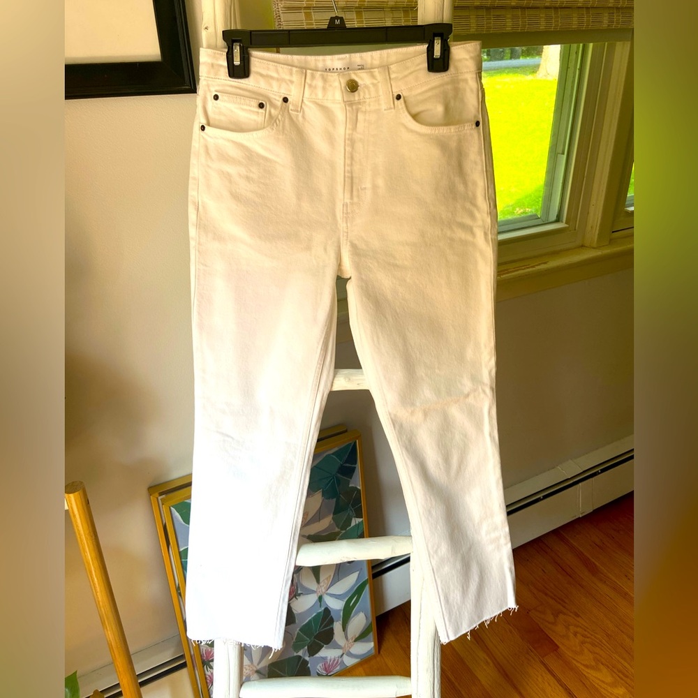 Topshop Straight Leg Jeans, Size 28